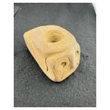 Human Effigy Stone Pipe Indian Artifact Arrowhead