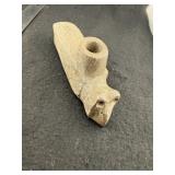 Bird Effigy Stone Pipe Indian Artifact Arrowhead