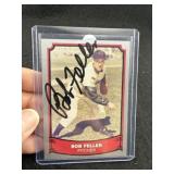 Bob Feller Hand Signed Authentic Autograph