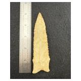 Dalton Indian Artifact Arrowhead