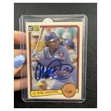 Ryne Sandberg Hand Signed Authentic Autograph