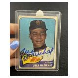 Juan Marichal Hand Signed Authentic Autograph