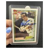Ozzie Canseco Hand Signed Authentic Autograph