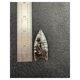 Obsidian Clovis Indian Artifact Arrowhead