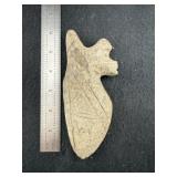 Human Effigy Indian Artifact Arrowhead