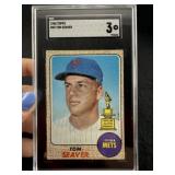 1968 Topps Tom Seaver Baseball Card