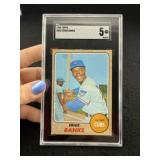 1968 Topps Ernie Banks Baseball Card