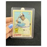 Andre Dawson Hand Signed Authentic Autograph