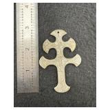 Cross Pendant Indian Artifact Arrowhead