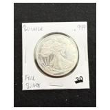 2 Ounce .999 Fine Silver Round Coin