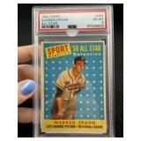 1958 Topps Warren Spahn Baseball Card