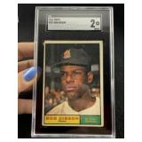 1961 Topps Bob Gibson Baseball Card