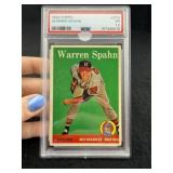 1958 Topps Warren Spahn Baseball Card