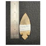 Turkeytail Indian Artifact Arrowhead