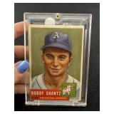 1953 Topps Bobby Shantz Baseball Card