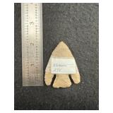 Calf Creek Indian Artifact Arrowhead