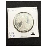 2 Ounce .999 Fine Silver Round Coin