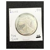 2 Ounce .999 Fine Silver Round Coin