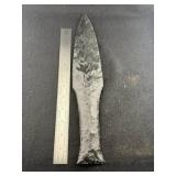 Large Obsidian Spear Point Indian Artifact Arrowhe