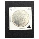 1881 O UNC Morgan Silver Dollar Coin