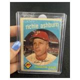 1959 Topps Richie Ashburn Baseball Card