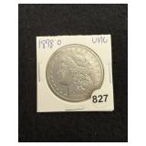 1898 O UNC Morgan Silver Dollar Coin