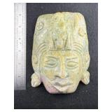 Pre-Columbian Stone Face Effigy Indian Artifact Ar