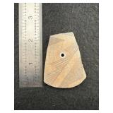 Pottery Pendant Indian Artifact Arrowhead