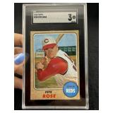 1968 Topps Pete Rose Baseball Card
