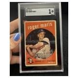 1959 Topps Roger Maris Baseball Card