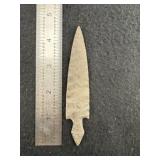 Turkeytail Indian Artifact Arrowhead