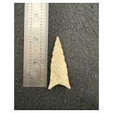 Dalton Indian Artifact Arrowhead