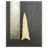 Dalton Indian Artifact Arrowhead