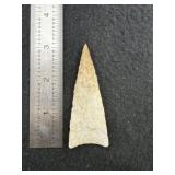 Dalton Indian Artifact Arrowhead