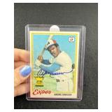Andre Dawson Hand Signed Authentic Autograph