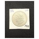 1896 UNC Morgan Silver Dollar Coin