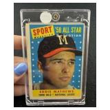 1958 Topps Eddie Mathews Baseball Card