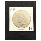 1924 Peace Silver Dollar Coin