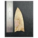 Folsom Indian Artifact Arrowhead