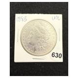 1883 UNC Morgan Silver Dollar Coin