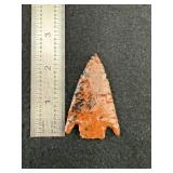 Mahogany Obsidian Point Indian Artifact Arrowhead