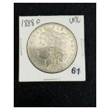 1888 O UNC Morgan Silver Dollar Coin