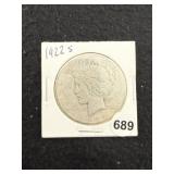 1922 S Peace Silver Dollar Coin