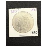 1885 O UNC Morgan Silver Dollar Coin