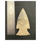 Side Notch Indian Artifact Arrowhead