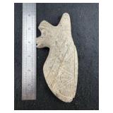Pre-Columbian Stone Effigy Indian Artifact Arrowhe