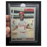 1970 Topps Lou Brock Baseball Card