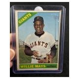 1966 Topps Willie Mays Baseball Card
