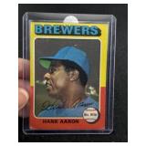 1975 Topps Hank Aaron Baseball Card