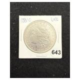 1881 O UNC Morgan Silver Dollar Coin